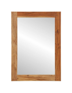 Specchio da bagno Montaggio a parete Marrone 70 x 50 x 2.5 cm 2