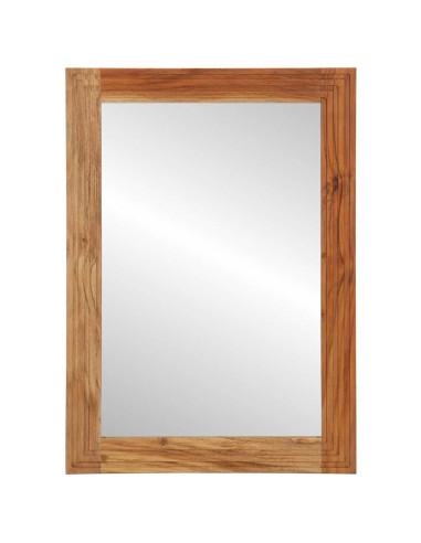 Specchio da bagno Montaggio a parete Marrone 70 x 50 x 2.5 cm