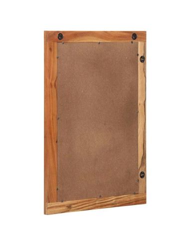 Specchio da bagno Montaggio a parete Marrone 70 x 50 x 2.5 cm