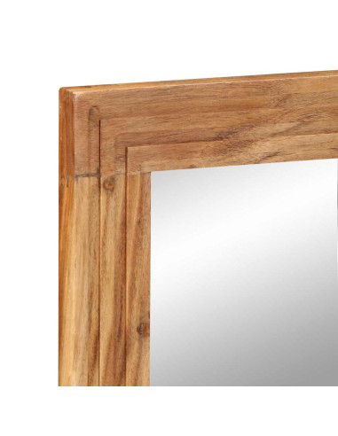 Specchio da bagno Montaggio a parete Marrone 70 x 50 x 2.5 cm