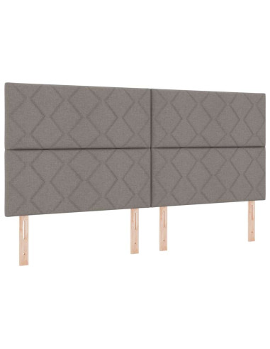 Letto a molle con testiera Talpa 200 x 200 cm Tessuto