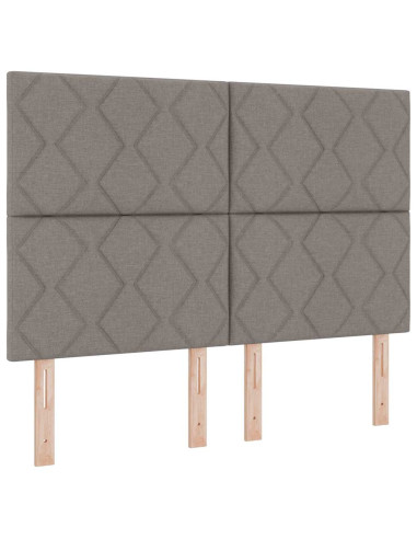 Letto a Sorgente LED con testiera Talpa 140 x 190 cm Tessuto