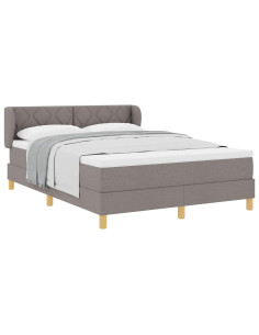 Letto a molle con testiera Talpa 140 x 190 cm Tessuto 2