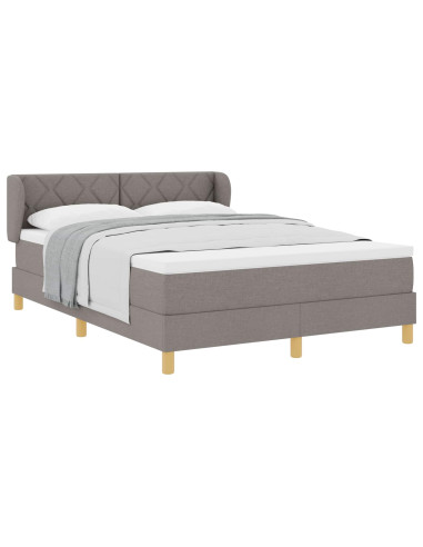 Letto a molle con testiera Talpa 140 x 190 cm Tessuto