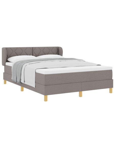Letto a molle con testiera Talpa 140 x 200 cm Tessuto