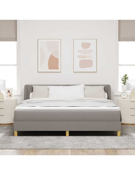 Letto a molle con testiera Talpa 180 x 200 cm Tessuto