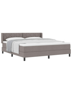 Letto a molle con testiera Talpa 200 x 180 cm Tessuto 2