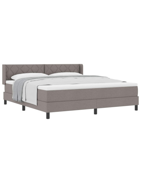 Letto a molle con testiera Talpa 200 x 180 cm Tessuto