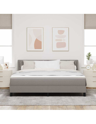 Letto a molle con testiera Talpa 200 x 180 cm Tessuto