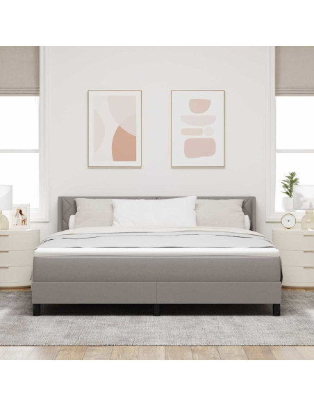 Letto a molle con testiera Talpa 200 x 180 cm Tessuto