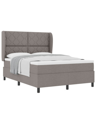 Letto a molle con testiera Talpa 140 x 190 cm Tessuto