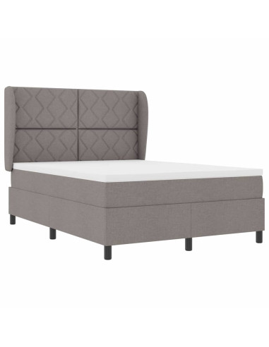 Letto a molle con testiera Talpa 140 x 190 cm Tessuto