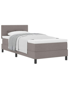 Letto a molle con testiera Talpa 90 x 190 cm Tessuto 2