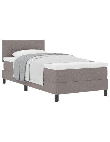 Letto a molle con testiera Talpa 90 x 190 cm Tessuto