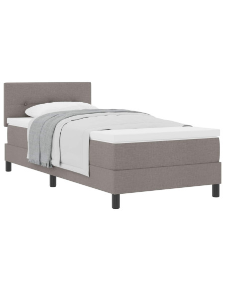 Letto a molle con testiera Talpa 90 x 190 cm Tessuto