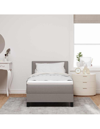 Letto a molle con testiera Talpa 90 x 190 cm Tessuto