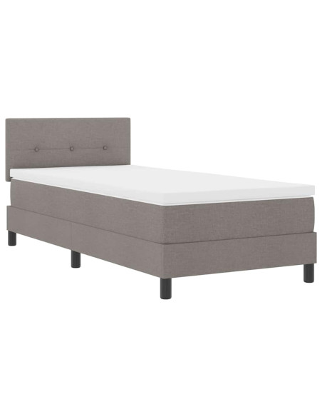 Letto a molle con testiera Talpa 90 x 190 cm Tessuto