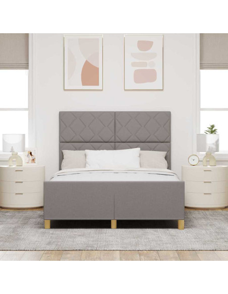 Struttura del letto con testiera Talpa 140 x 190 cm Tessuto