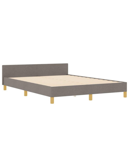 Struttura del letto con testiera Talpa 140 x 200 cm Tessuto