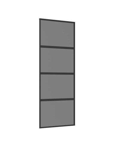 Porta scorrevole 76 x 205 cm Vetro Temperato e Alluminio