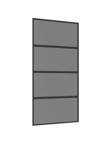Porta scorrevole 102.5 x 205 cm Vetro Temperato e Alluminio