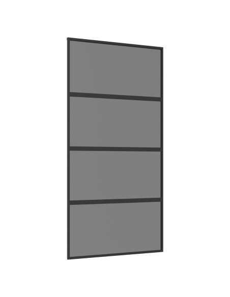 Porta scorrevole 102.5 x 205 cm Vetro Temperato e Alluminio