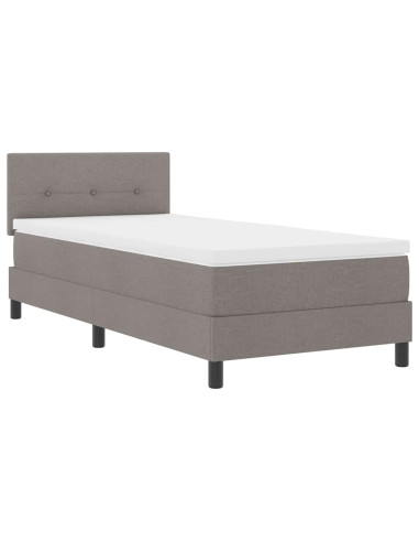 Letto a molle con strisce LED Talpa 90 x 200 cm Tessuto