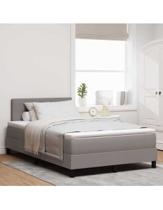 Letto a molle con strisce LED Talpa 120 x 200 cm Tessuto