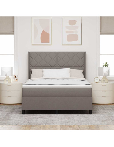 Letto a Sorgente LED con testiera Talpa 140 x 190 cm Tessuto
