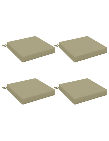 Cuscini per Sedia in 4 Pezzi SOEST 4 pz 100% Poliestere