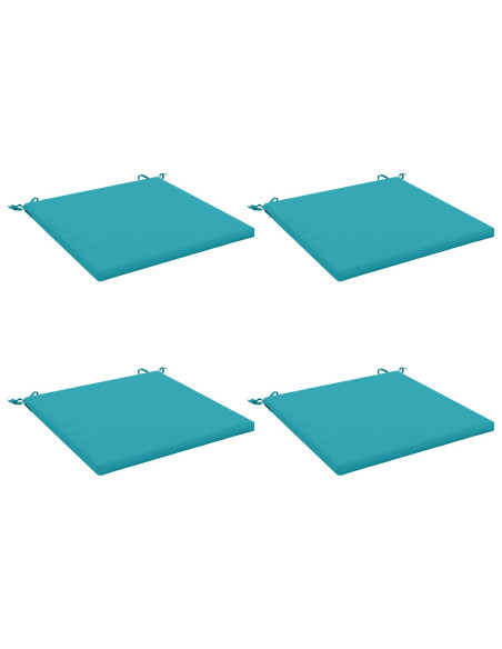 Cuscini per Sedia in 4 Pezzi SOEST 4 pz 100% Poliestere