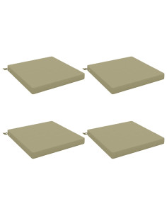 Cuscini per Sedia in 4 Pezzi SOEST 4 pz 100% Poliestere