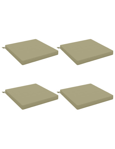 Cuscini per Sedia in 4 Pezzi SOEST 4 pz 100% Poliestere