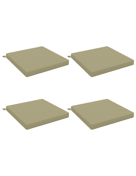 Cuscini per Sedia in 4 Pezzi SOEST 4 pz 100% Poliestere