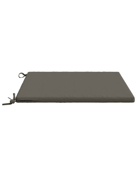 Cuscino per Sedia in Unico Pezzo SOEST 100% Poliestere Grigio