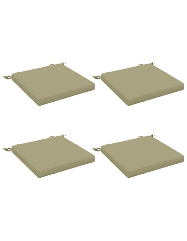 Cuscini per Sedia in 4 Pezzi SOEST 4 pz 100% Poliestere
