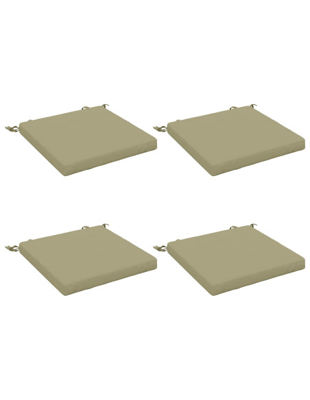 Cuscini per Sedia in 4 Pezzi SOEST 4 pz 100% Poliestere
