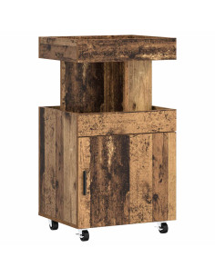 Carrello da Bar Legno di quercia 50 x 41 x 89 cm 2