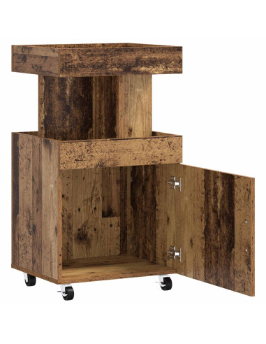 Carrello da Bar Legno di quercia 50 x 41 x 89 cm