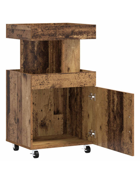 Carrello da Bar Legno di quercia 50 x 41 x 89 cm