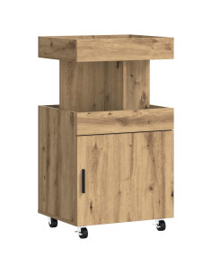 Carrello da Bar Rovere Artigianale 50 x 41 x 89 cm 2