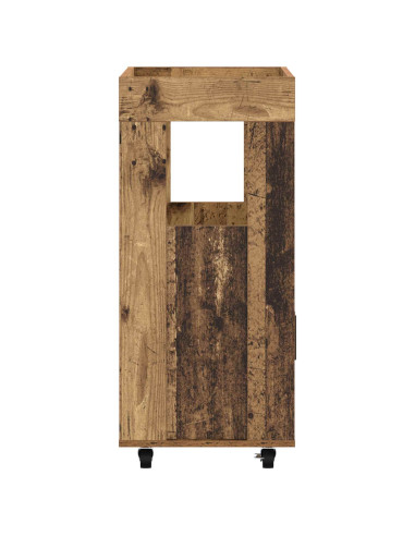 Carrello da Bar Legno di quercia 60 x 39.5 x 89 cm