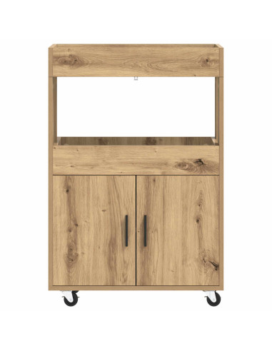 Carrello da Bar Rovere Artigianale 60 x 39.5 x 89 cm