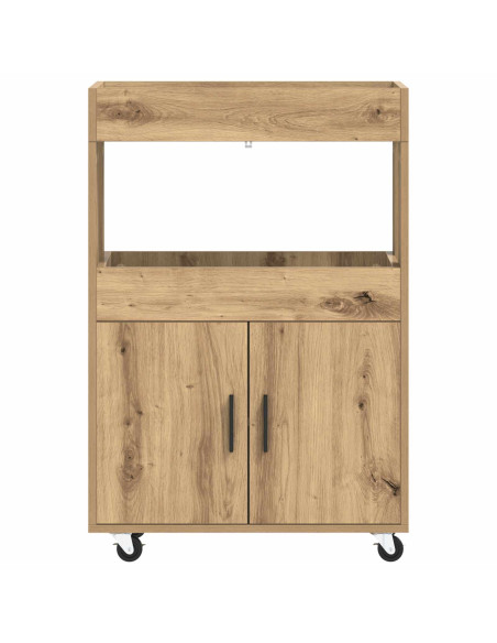 Carrello da Bar Rovere Artigianale 60 x 39.5 x 89 cm
