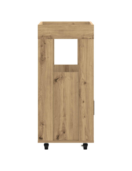 Carrello da Bar Rovere Artigianale 60 x 39.5 x 89 cm