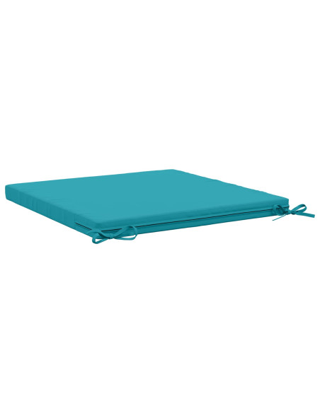 Cuscino per Sedia in Unico Pezzo SOEST 100% Poliestere Turchese