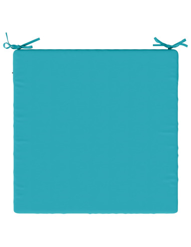 Cuscino per Sedia in Unico Pezzo SOEST 100% Poliestere Turchese