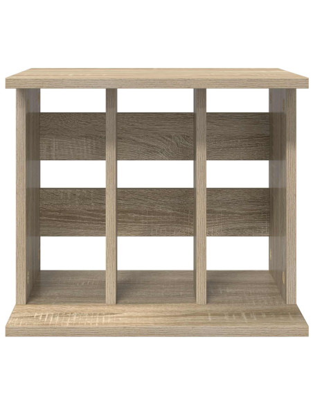 Storage per dischi in vinile Rovere Sonoma 42 x 33 x 36 cm