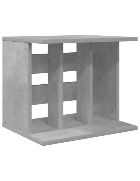 Storage per dischi in vinile Grigio Cemento 42 x 33 x 36 cm