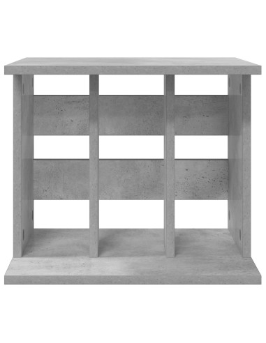 Storage per dischi in vinile Grigio Cemento 42 x 33 x 36 cm